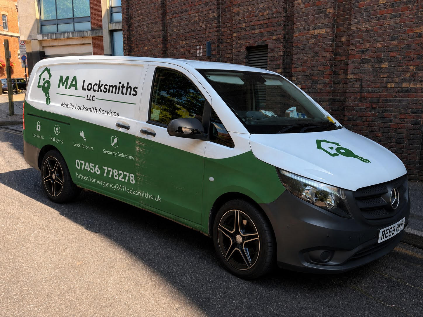 Matthew A Locks Ltd locksmith van serving Maidstone and Kent